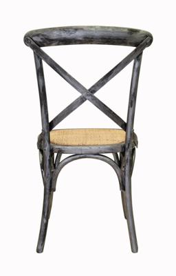 Стул MAK interior Обеденные стулья Cross back silver арт. 5KS26577-5
