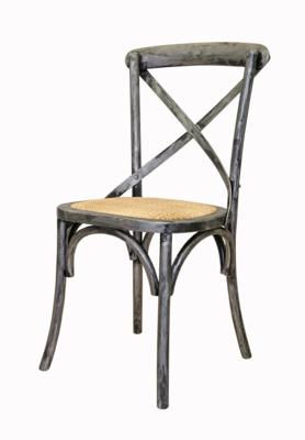 Стул MAK interior Обеденные стулья Cross back silver арт. 5KS26577-5