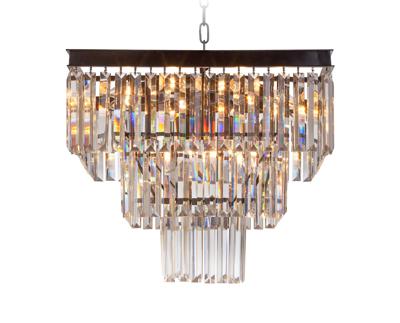 Светильник MAK interior Дизайнерские светильники Odeon square 50 арт. WTL2103-500BK-CL