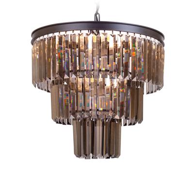 Светильник MAK interior Дизайнерские светильники Odeon 3 rings smoke арт. WTL1943-6BK-GR