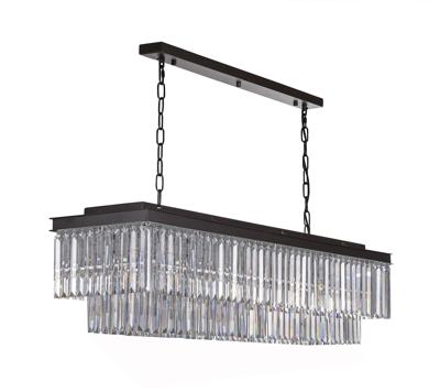 Светильник MAK interior Дизайнерские светильники Odeon L120 арт. WTL2107-1200BK-CL