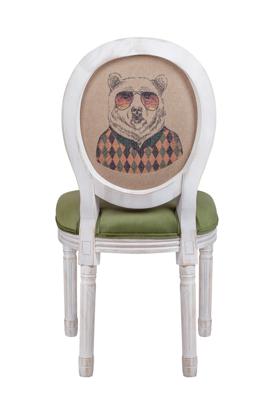 Стул MAK interior Интерьерные стулья Стул Volker green bear Vell арт. 5KS24501-9KDV