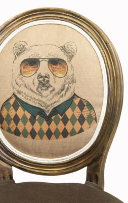 Стул MAK interior Интерьерные стулья Volker brown bear арт. 5KS24501-7