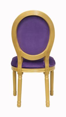 Стул MAK interior Интерьерные стулья Volker violet gold арт. 5KS24501-VG