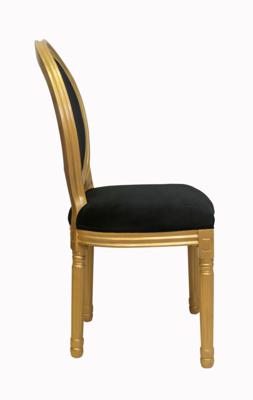 Стул MAK interior Интерьерные стулья Volker black gold арт. 5KS24501-BG