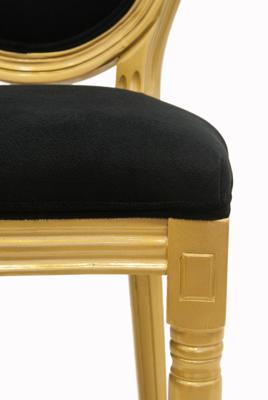 Стул MAK interior Интерьерные стулья Volker black gold арт. 5KS24501-BG