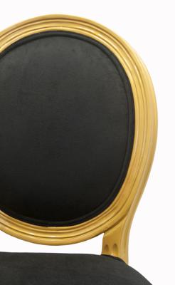 Стул MAK interior Интерьерные стулья Volker black gold арт. 5KS24501-BG
