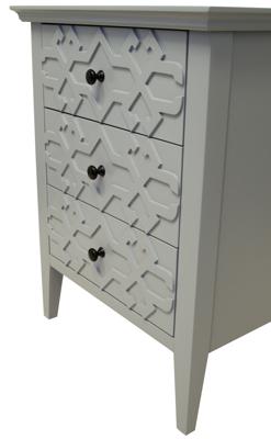 Тумба MAK interior Тумбы Серая тумба Friz grey современный классик арт. MGCG-05-G
