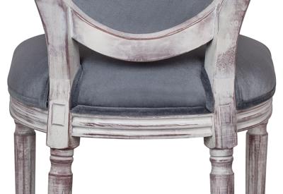 Стул MAK interior Обеденные стулья Стул Volker old grey v3 арт. 5KS24501-GGGG