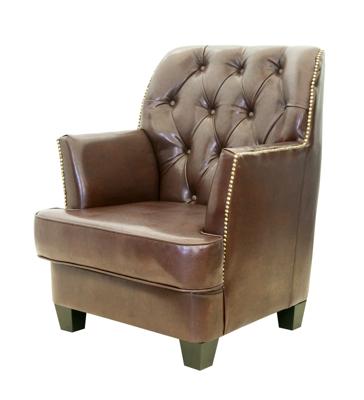 Кресло MAK interior Кожаные кресла Noff арт. 5KS24022-BR