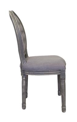 Стул MAK interior Обеденные стулья Volker button grey арт. 5KS24501-GB