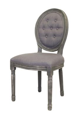 Стул MAK interior Обеденные стулья Volker button grey арт. 5KS24501-GB