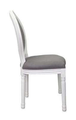Стул MAK interior Обеденные стулья Volker grey+white арт. 5KS24501-GW