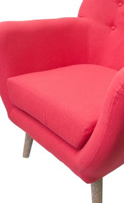 Кресло MAK interior Низкие кресла для дома Fuller red арт. 5KS24014-R
