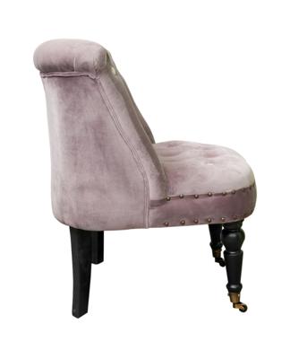 Кресло MAK interior Низкие кресла для дома Aviana pink velvet арт. 5KS24025-P