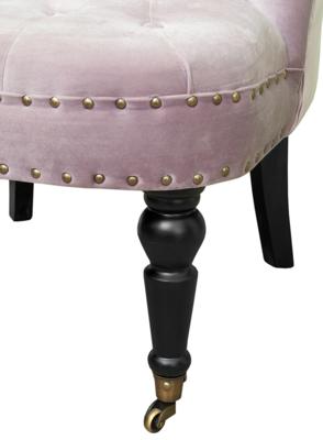 Кресло MAK interior Низкие кресла для дома Aviana pink velvet арт. 5KS24025-P