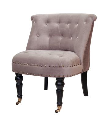 Кресло MAK interior Низкие кресла для дома Aviana taupe velvet арт. 5KS24026-T