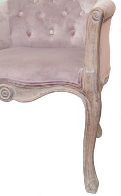 Кресло MAK interior Низкие кресла для дома Kandy pink velvet арт. 5KS24558-VV