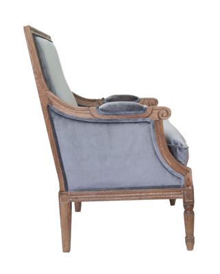Кресло MAK interior Классические кресла Coolman grey velvet арт. CH-811-GG
