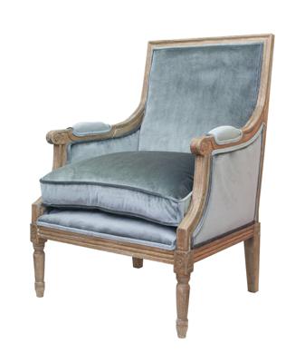 Кресло MAK interior Классические кресла Coolman grey velvet арт. CH-811-GG
