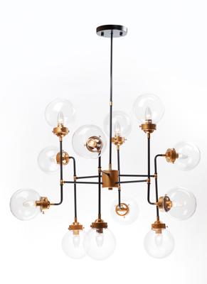 Светильник MAK interior Дизайнерские светильники Bistro 12 арт. WTL2154-12BK-CL