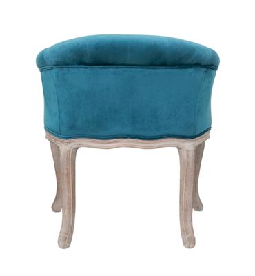 Кресло MAK interior Низкие кресла для дома Kandy blue velvet арт. 5KS24558-BV