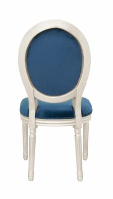 Стул MAK interior Интерьерные стулья Volker blue silver арт. 5KS24501-SB