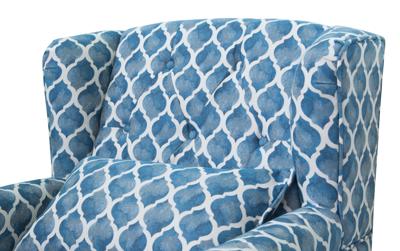 Полукресло MAK interior Полукресла Scott blue wave арт. KS-904-1-O