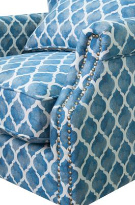 Полукресло MAK interior Полукресла Scott blue wave арт. KS-904-1-O