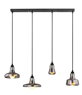 Светильник MAK interior Дизайнерские светильники Boretto smoke glass rectangle арт. WTL9130-8
