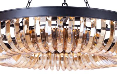 Светильник MAK interior Дизайнерские светильники Terra black amber D80 арт. WTL214-16-BK
