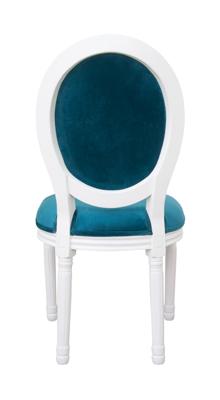 Стул MAK interior Интерьерные стулья Volker blue+white арт. 5KS24501-BW
