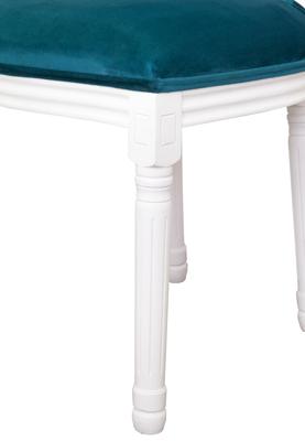 Стул MAK interior Интерьерные стулья Volker blue+white арт. 5KS24501-BW