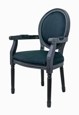 Стул MAK interior Стулья с подлокотниками Volker arm black арт. 5KS24505-BB
