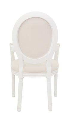 Стул MAK interior Стулья с подлокотниками Volker arm beige+white арт. 5KS24505-W