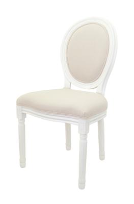 Стул MAK interior Обеденные стулья Volker beige+white арт. 5KS24501-W