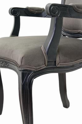 Стул MAK interior Стулья с подлокотниками Gran arm grey арт. 5KS27610-G