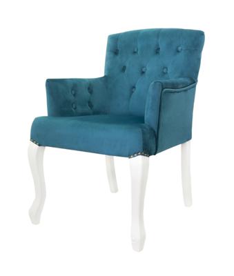 Кресло MAK interior Классические кресла Deron blue+white арт. 5KS27625-BW