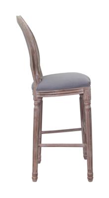 Стул барный MAK interior Дизайнерские барные стулья Filon grey арт. 5KS24519-G
