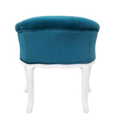 Кресло MAK interior Низкие кресла для дома Kandy blue+white арт. 5KS24558-BVW