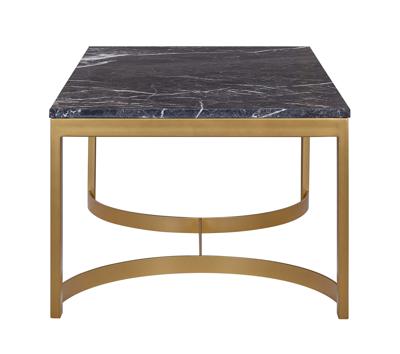 Стол журнальный MAK interior Журнальные и кофейные столики Стол журнальный Aron marble-GD арт. 7LV-047GD