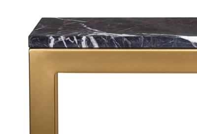 Стол журнальный MAK interior Журнальные и кофейные столики Стол журнальный Aron marble-GD арт. 7LV-047GD