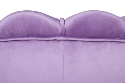 Кресло MAK interior Низкие кресла для дома Дизайнерское кресло ракушка  фиолетовое Pearl purple арт. 7LV29040-V