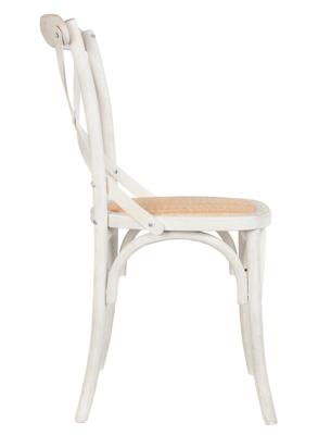 Стул MAK interior Интерьерные стулья Cross back white brush арт. 5KS26577-6-O