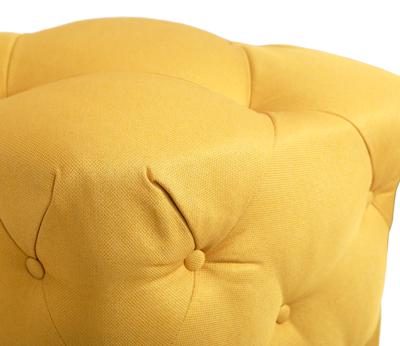 Пуф MAK interior Дизайнерские пуфы Amrit yellow арт. YF-1890-M1