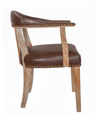 Стул MAK interior Стулья с подлокотниками Tanner genuine leather арт. CH-262-GL