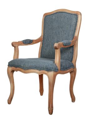 Стул MAK interior Стулья с подлокотниками Wallis blue арт. CH-824-B
