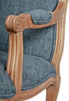 Стул MAK interior Стулья с подлокотниками Wallis blue арт. CH-824-B