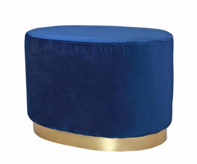 Пуф MAK interior Дизайнерские пуфы Topper oval blue арт. YF-1881-B