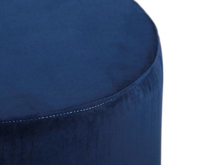 Пуф MAK interior Дизайнерские пуфы Topper oval blue арт. YF-1881-B